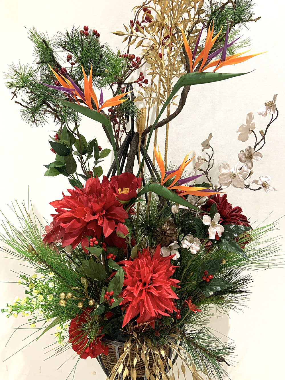 2026年1月のフラワーアレンジメント