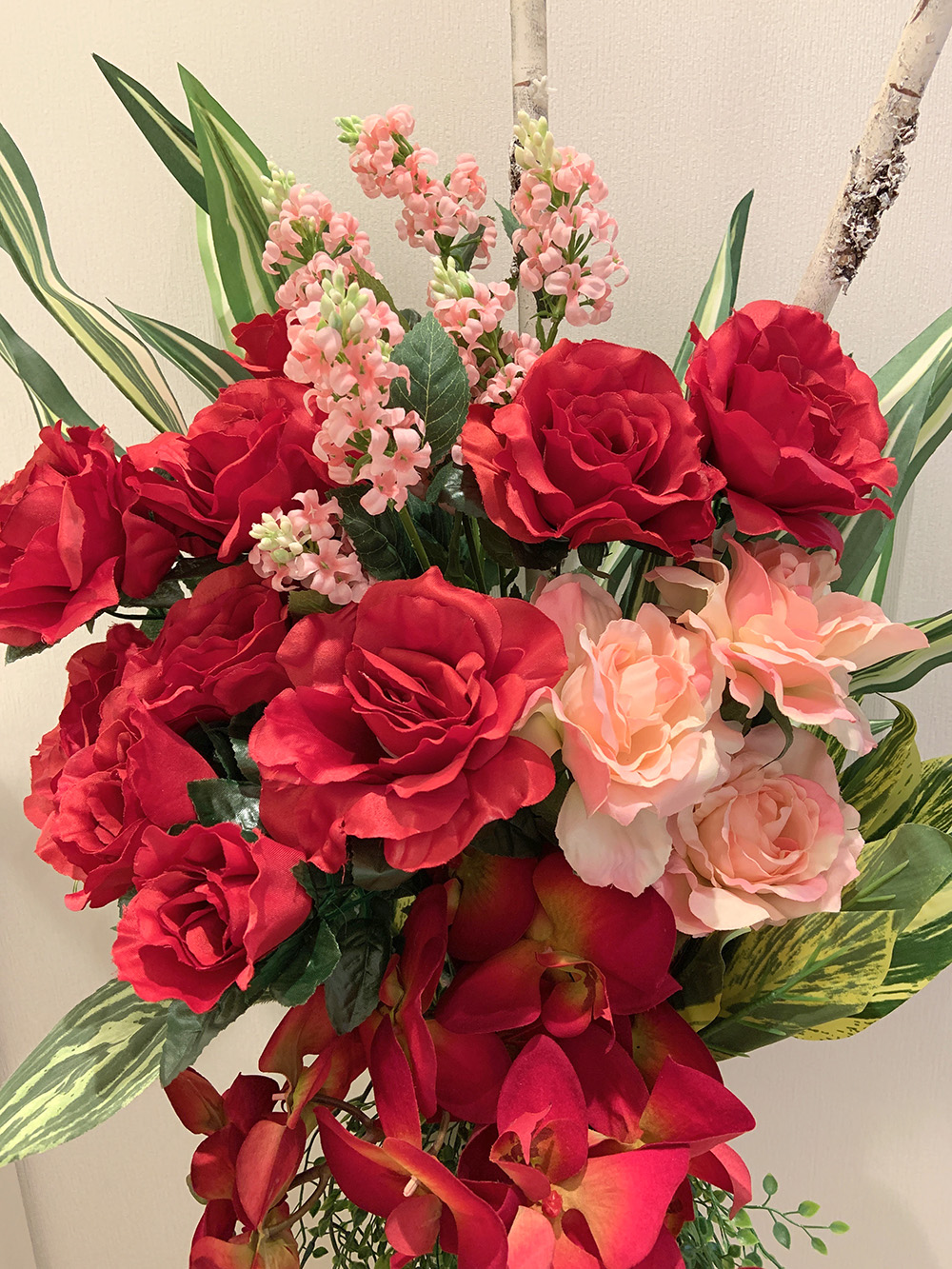 2026年2月のフラワーアレンジメント